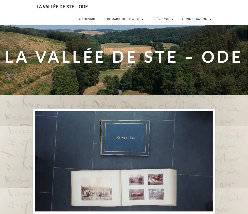 Site web de la vallée de Sainte-Ode