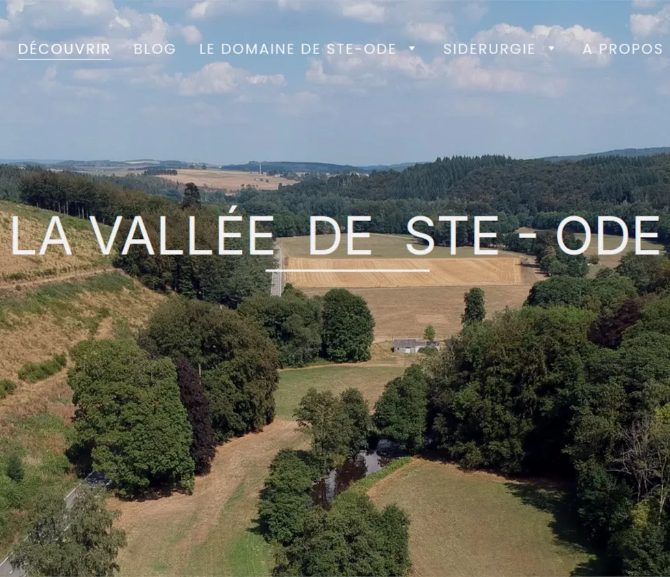 Site web de la vallée de Sainte-Ode