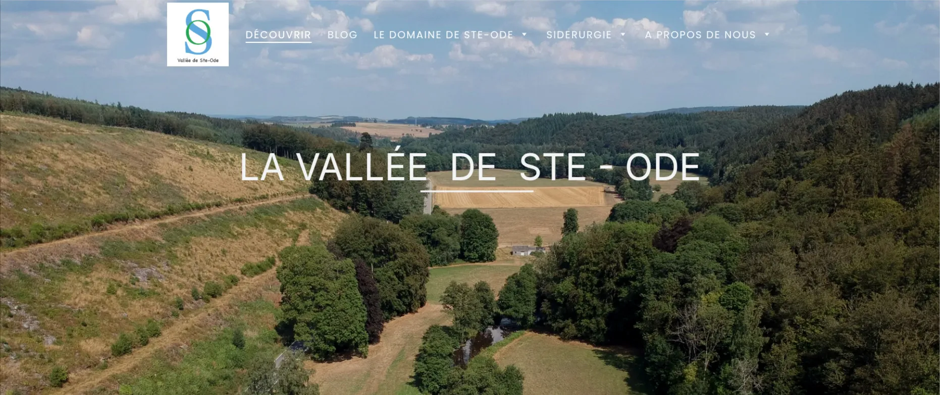 Copie d'écran du site web de la vallée de Sainte-Ode en date du 25 février 2026. Ⓒ Alain Defêche